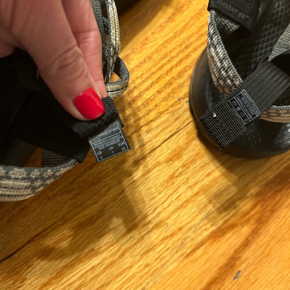 Women’s Chacos ZX2 Sandals Light Beam Black Cream Gray 9 Shoes Chaco - Picture 5 of 7